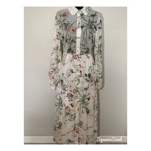 Vintage style Floral & Flare Dress